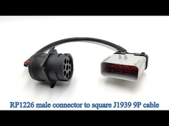 RP1226 14 دبوس إلى أسود Deutsch J1939 9Pin كابل ELD