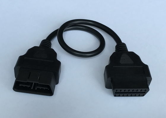 OBD2 OBDII 16 دبوس J1962 ذكر 24 فولت إلى أنثى تمديد كابل دائري