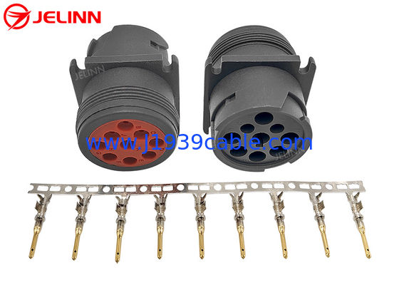 اكتب 1 Deutsch 9 Pin J1939 Male Plug Connector with 9 PCS of Pins