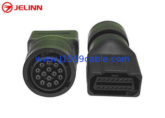 CAT 14 دبوس إلى OBD 2 OBD2 16 دبوس 16 دبوس محول إناثي لـ Caterpillar