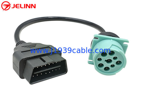 النوع الأخضر 2 J1939 Deutsch 9-Pin ذكر إلى 6-Pin J1708 Female Cable